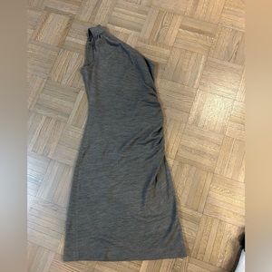 Banana Republic gray one shoulder dress size 0